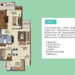 2Bhk+Study 1125 Sq.ft For Sale